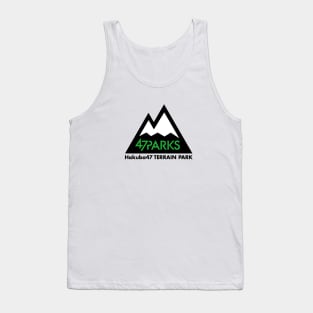 Hakuba47, 47 Park, Hakuba Valley, Japan Japow Ski Resort - Snowboard Decal Tank Top